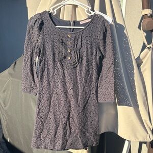 Juicy Couture Black Lace Mini Dress